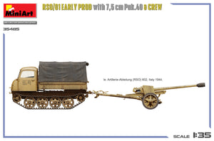 MiniArt 35485 RSO/01 Early Prod. with 7,5 cm Pak.40 &amp;amp; Crew 1/35 – Bild 4