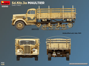 53050 Sd.Kfz.3a Maultier. Early Prod 1/35 – immagine 6