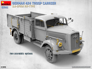 MiniArt 53061 GERMAN 4X4 TROOP CARRIER 3.6-6700A RN-TYPE 1/35 – imagen 3