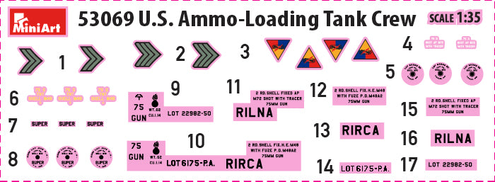 MiniArt 53069 U.S. Ammo-Loading Tank Crew. 2nd Edition 1/35 – immagine 2