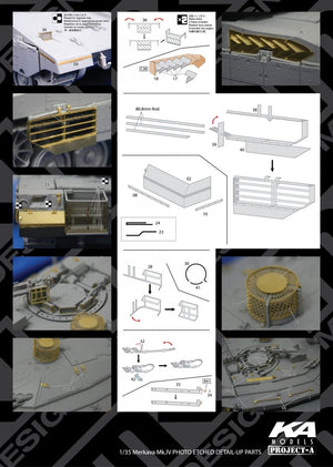MK1 Design MM-35004 MERKAVA MK.IV DETAIL-UP ETCHD PARTS – BASIC 1/35 – imagen 2