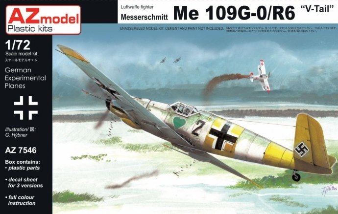 AZ Modèle AZ7546 MESSERSCHMITT BF 109G-0/R-6 (1/72)