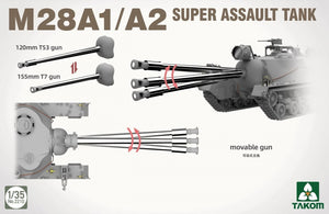 Takom 2210 M28A1/A2 SUPER ASSAULT TANK 1/35