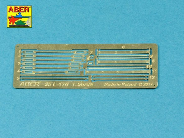 Aber 35L-170 Russian D-10T 100mm tank Barrel for T-55AM; T-55 AMV or T-55 Merida 1/35 – imagen 4