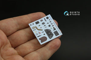Quinta Studio QD48135 Spitfire Mk.V 3D-Printed &amp;amp; coloured Interior on decal paper (Airfix) 1/48 – immagine 6