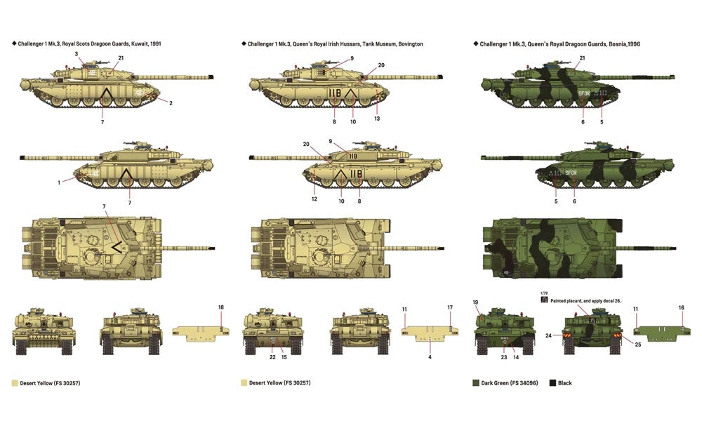 Academy 13426 Challenger Mk 3 1/72 – zdjęcie 2