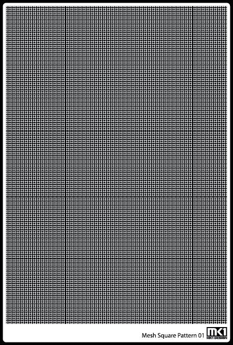 KA Models KA-00001 SQUARE PATTERN MESH A 0.5mm X 0.5mm – immagine 4