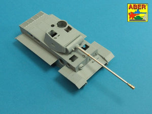 Aber 35L-252 7,5cm/5,5cm Pak 41 L/57 gun barrel with muzzle brake for German Tank Pz.Kpfw. VI Ausf. C (VK36.01) 1/35 – imagen 7