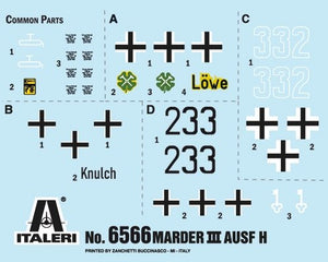 Italeri 6566 Marder III Ausf. H Sd. Kfz.138 1/35 – immagine 6