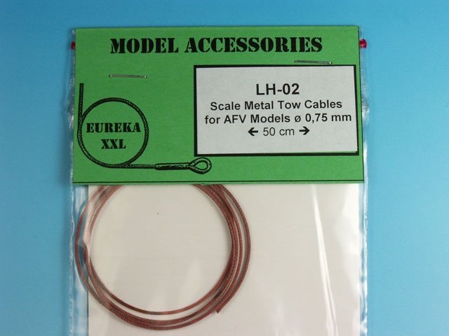 Câble métallique Eureka XXL LH-02 0,75 mm x 50 cm, câble de remorquage