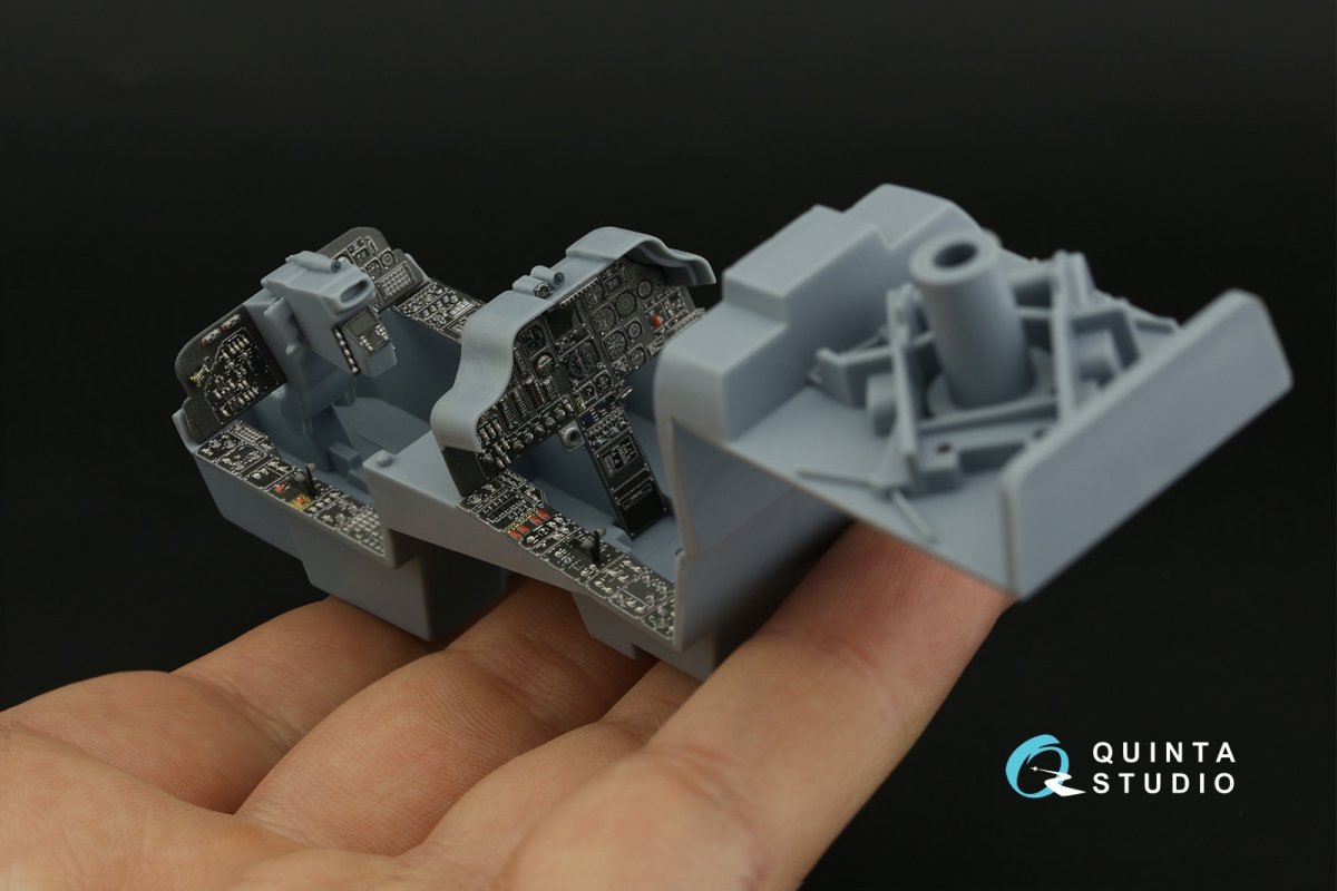 Quinta Studio QD35090 AH-64A 3D-Printed &amp;amp; coloured Interior on decal paper (Academy) 1/35 – imagen 8