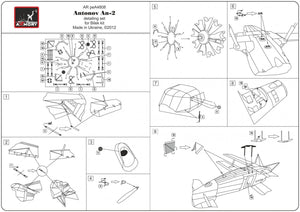 Armory Models peA4808 Antonov An-2 Colt superdetailing set 1/48 – immagine 2
