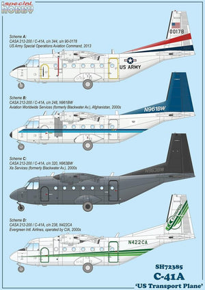 Special Hobby 72385 C-41A &amp;#39;US Transport Plane&amp;#39; 1/72 – imagen 2