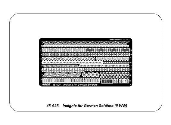 Aber 48A25 Insignia for German Soldiers (II WW) – imagen 5