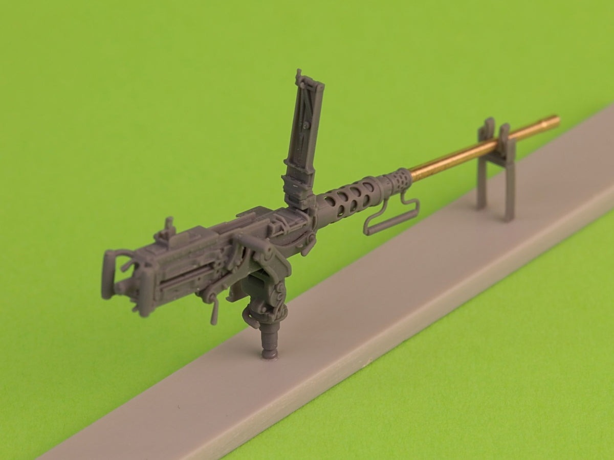 Maquette Master GM-35-069 Browning M2HB calibre .50 (12,7 mm) - mitrailleuse sur affût de char - début de la Seconde Guerre mondiale (berceau D69820 avec petite boîte à munitions D68375) 1/35 – image 5