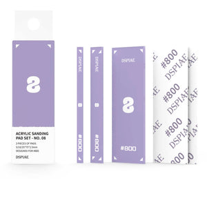 DSPIAE PT-SP08 Acrylic Sanding #800 Pad Set 3 pcs / Zestaw akrylowych płytek szlifierskich #800 3 szt