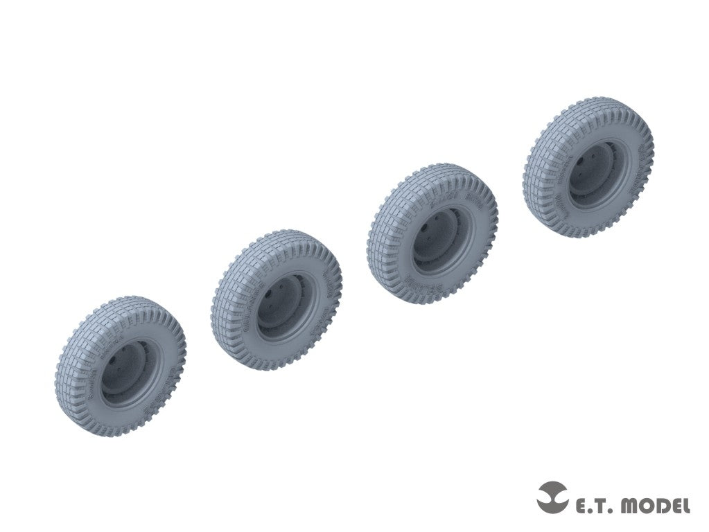 E.T. Model P35-101 WWII German Sd.Kfz.234 Small Diameter Weighted Wheels Type.1 1/35 – imagen 3