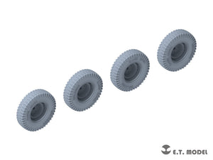 E.T. Model P35-101 WWII German Sd.Kfz.234 Small Diameter Weighted Wheels Type.1 1/35 – imagen 3