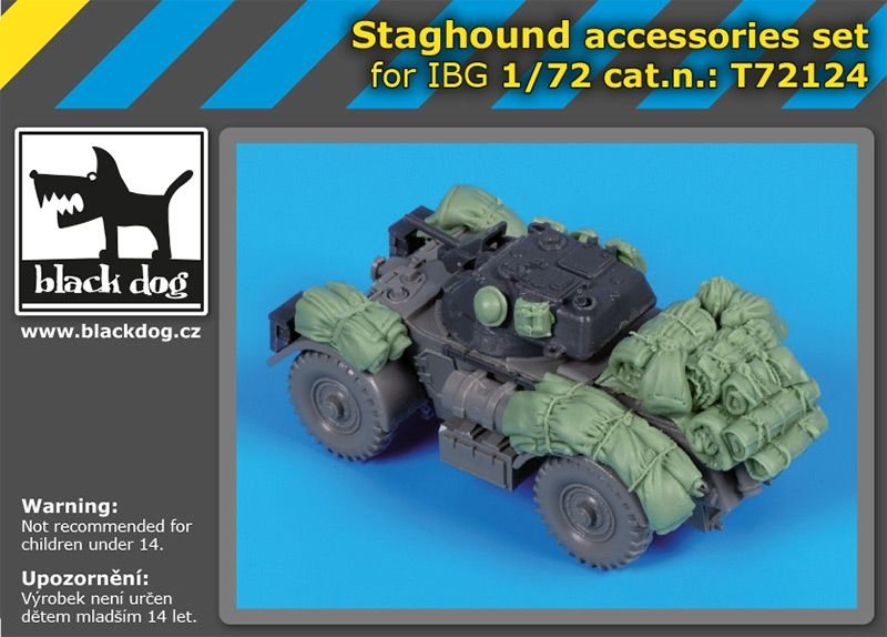 Black Dog T72124 Staghound accessories set for RPM 1/72 – imagen 6