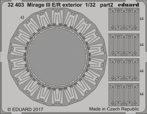Eduard 32403 Mirage III E/ R exterior ITALERI 1/32 – immagine 2