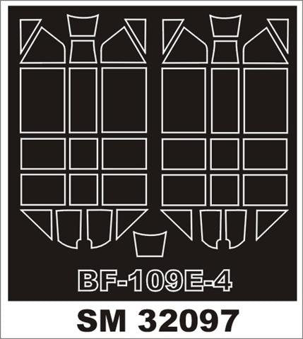 Montex SM32097 Bf-109E-4 EDUARD