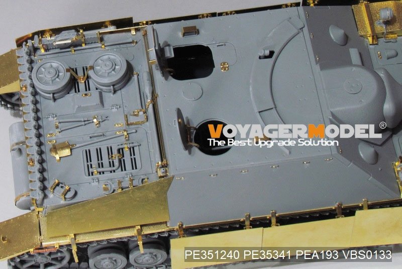 Maquette Voyager PE351240 Jagdpanzer IV L/48 allemand de la Seconde Guerre mondiale (pour DRAGON 6369) 1/35 – image 3