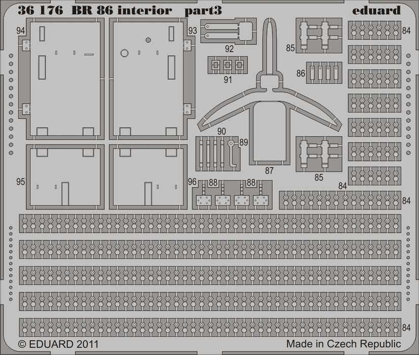 Eduard 36176 BR 86 interior 1/35 Trumpeter – Bild 3