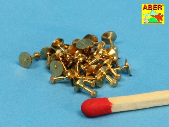 Aber 16100 Turned imitation of Hexagon bolts x30 pcs. 1/16 – imagen 3