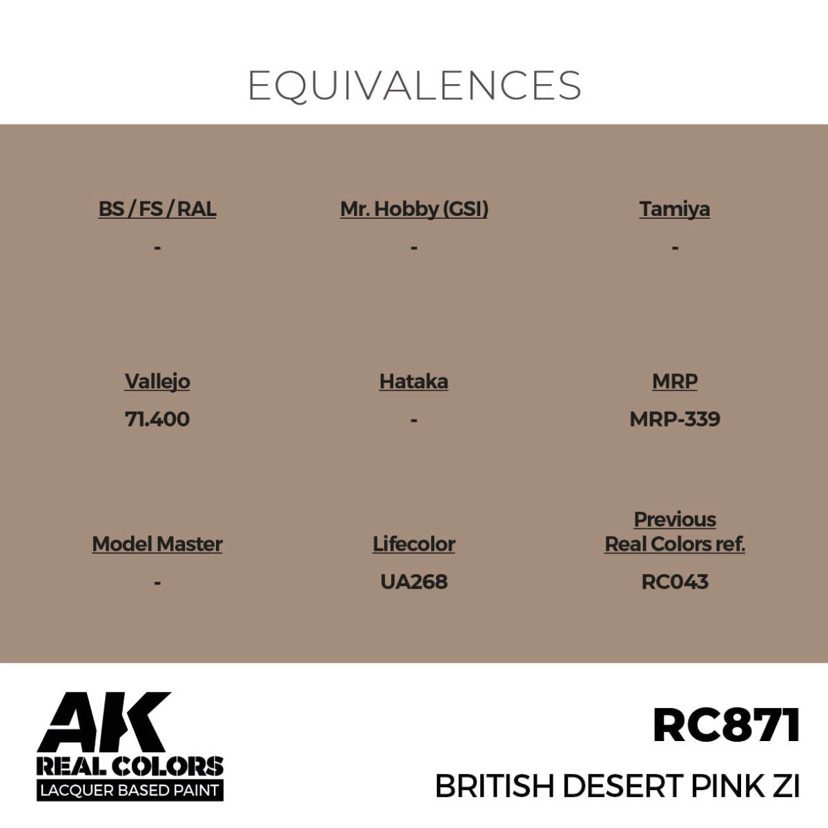 AK Interactive RC871 Rose Désert Britannique ZI 17 ml – image 3