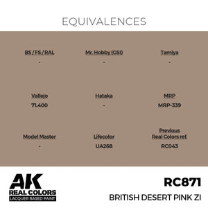 AK Interactive RC871 Rose Désert Britannique ZI 17 ml – image 3