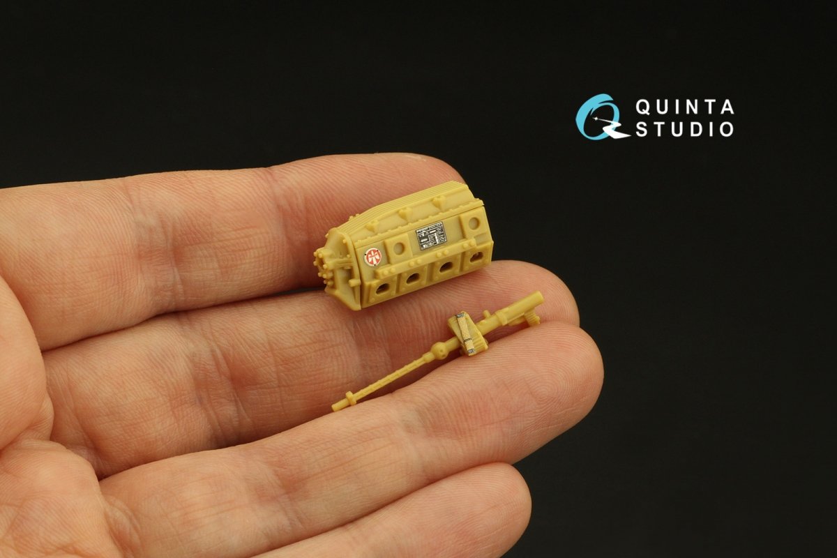 Quinta Studio QD35072 Fi 156C 3D-Printed &amp;amp; coloured Interior on decal paper (Hobby Boss (ex-Tristar)) 1/35 – imagen 9