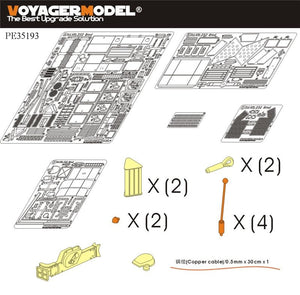 Voyager Model PE35193 WWII German Sd.Kfz.232 8 ROD early version for TAMIYA Kit 1/35 – imagen 2