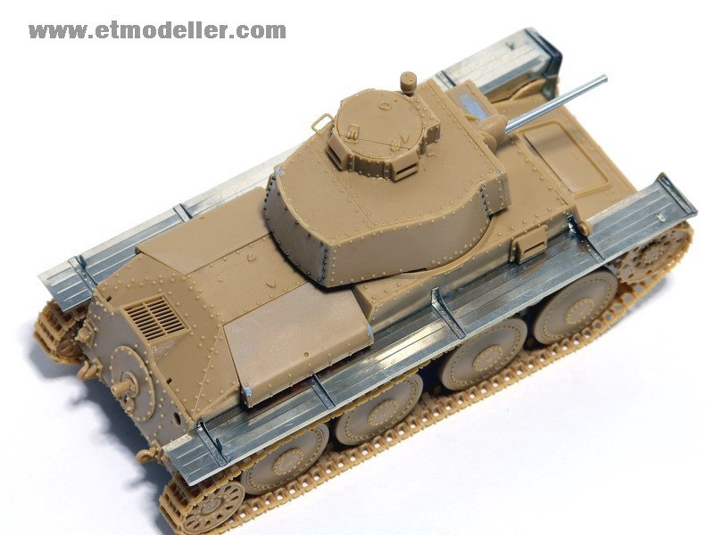 E.T. Model EA35-002 WWII German Pz.Kpfw.38(t) Ausf.B/E/F/G Fender For TRISTAR Kit 1/35 – imagen 4