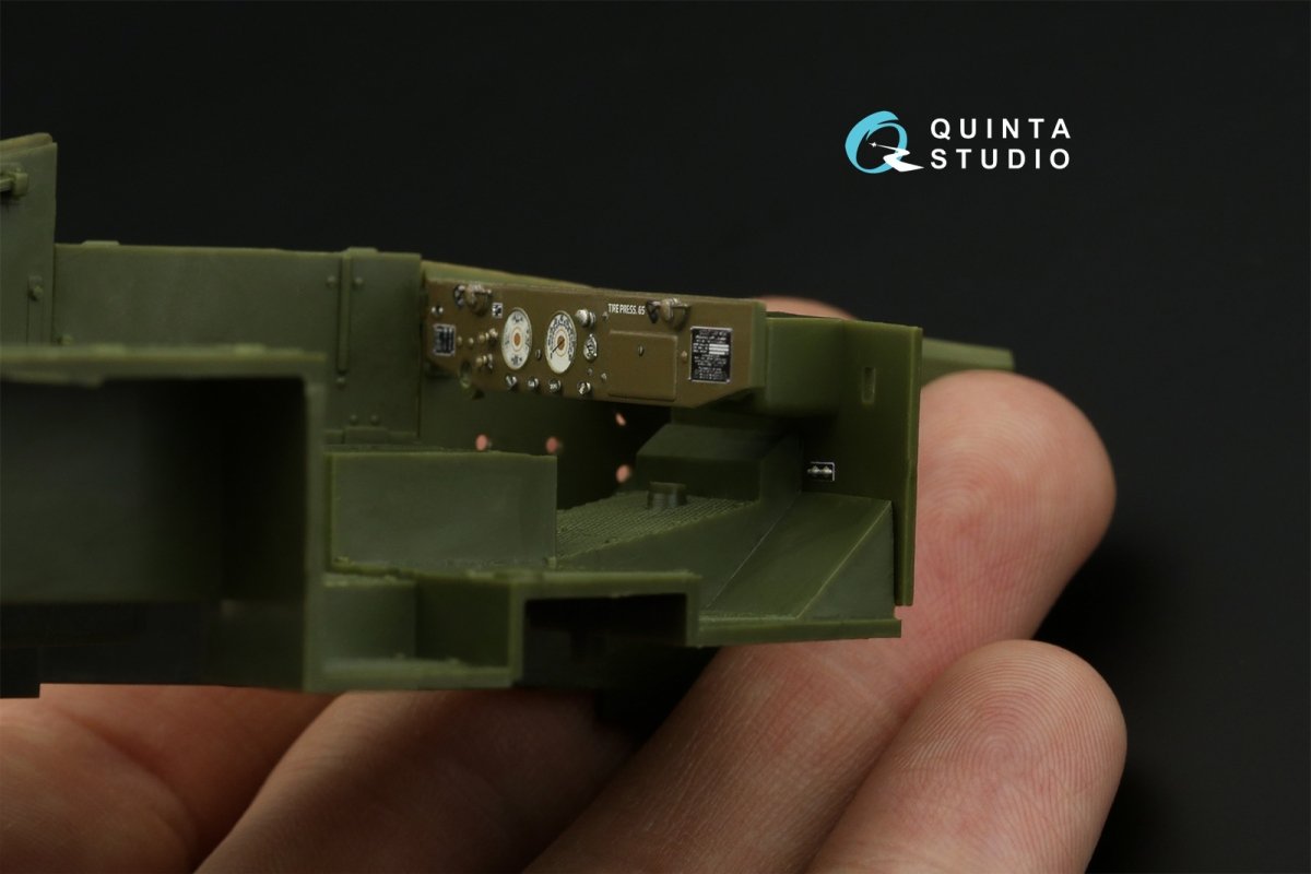Quinta Studio QD35088 M3A1 Scout 3D-Printed &amp;amp; colored Interior on decal paper (Zvezda) 1/35 – image 7