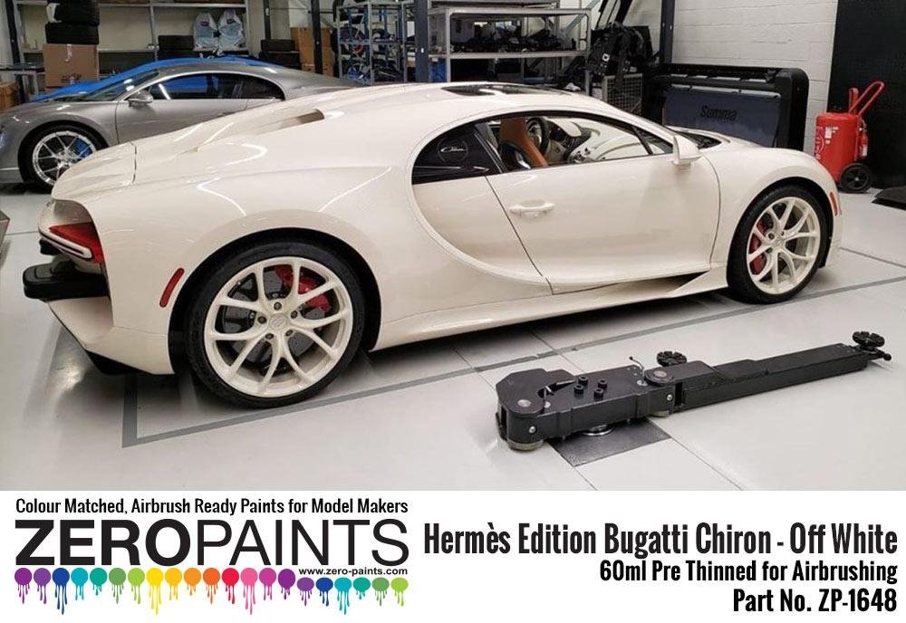Zero Paints 1648 Hermès Edition Bugatti Chiron Off White 60ML – Bild 4