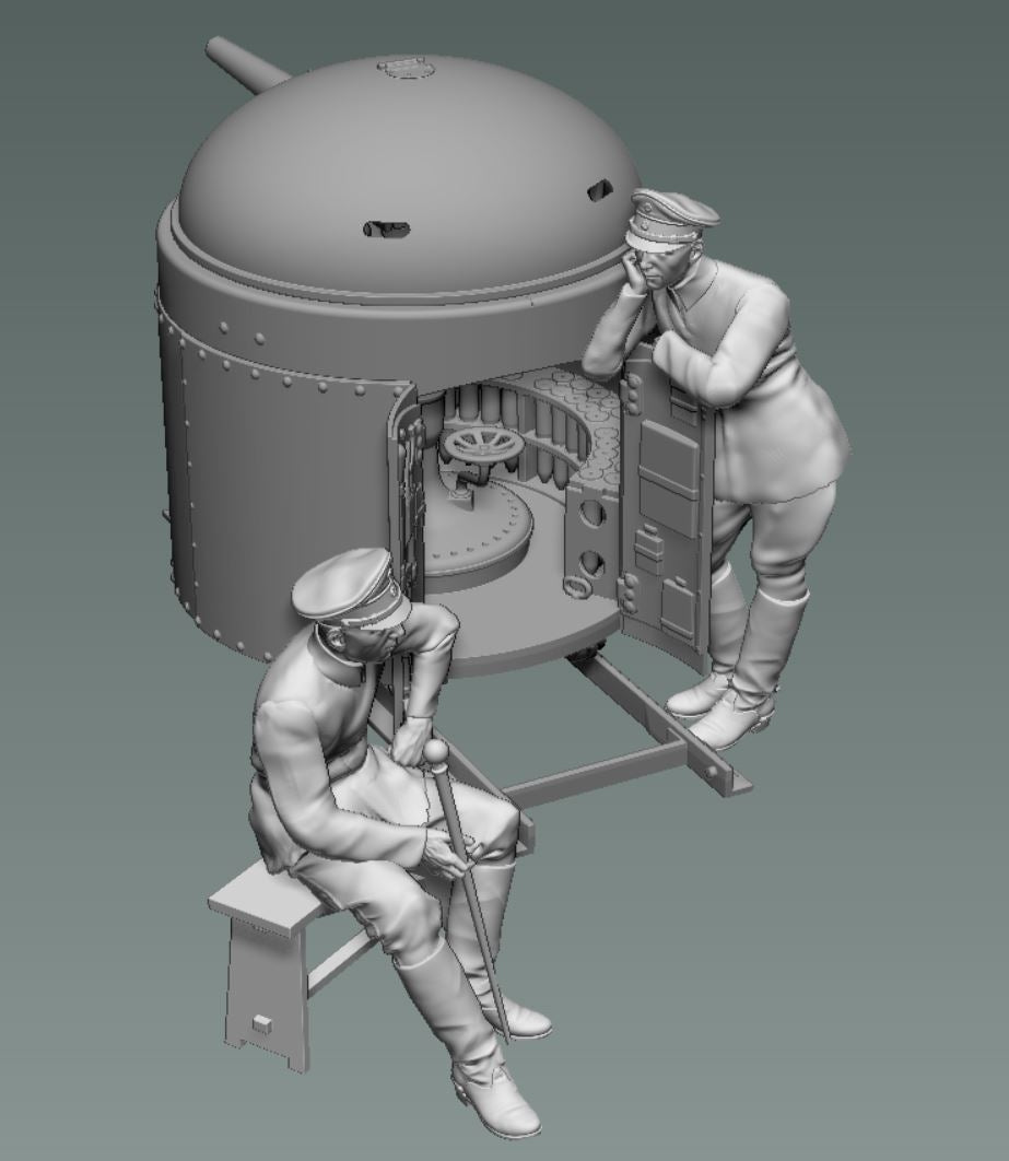 Copper State Models F35-050 Fahrpanzer german sitting officer 1/35 – immagine 2