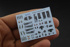 Quinta Studio QD72024 F-14A 3D-Printed &amp;amp; coloured Interior on decal paper (for Academy kit) 1/72 – imagen 2