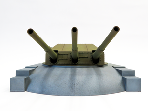 Modelcollect UA72344 Austratt fort coastal artillery site triple 28cm turret Caesar 1/72 – zdjęcie 4