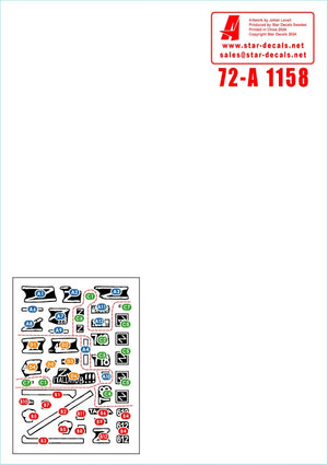 Star Decals 72-A1158 Guerre en Ukraine n° 19. BMP-3 russe en 2022-23, échelle 1/72 – image 3