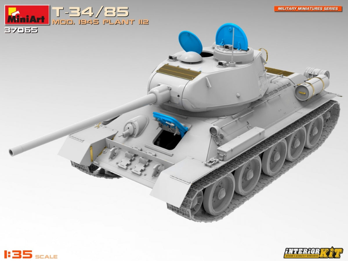 MiniArt 37065 T-34/85 MOD. 1945. PLANT 112. INTERIOR KIT 1/35 – imagen 4