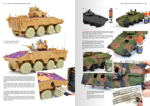 AK Interactive AK130017 MODELING MODERN ARMORED FIGHTING 8X8 VEHICLES (PL/EN) – imagen 4