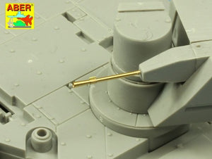 Armement Aber 35L-187 pour char de combat principal russe T-14 ARMATA : canon de 125 mm 2A82-1M et canon de 12,7 mm à l&amp;#39;échelle 1/35. – image 6