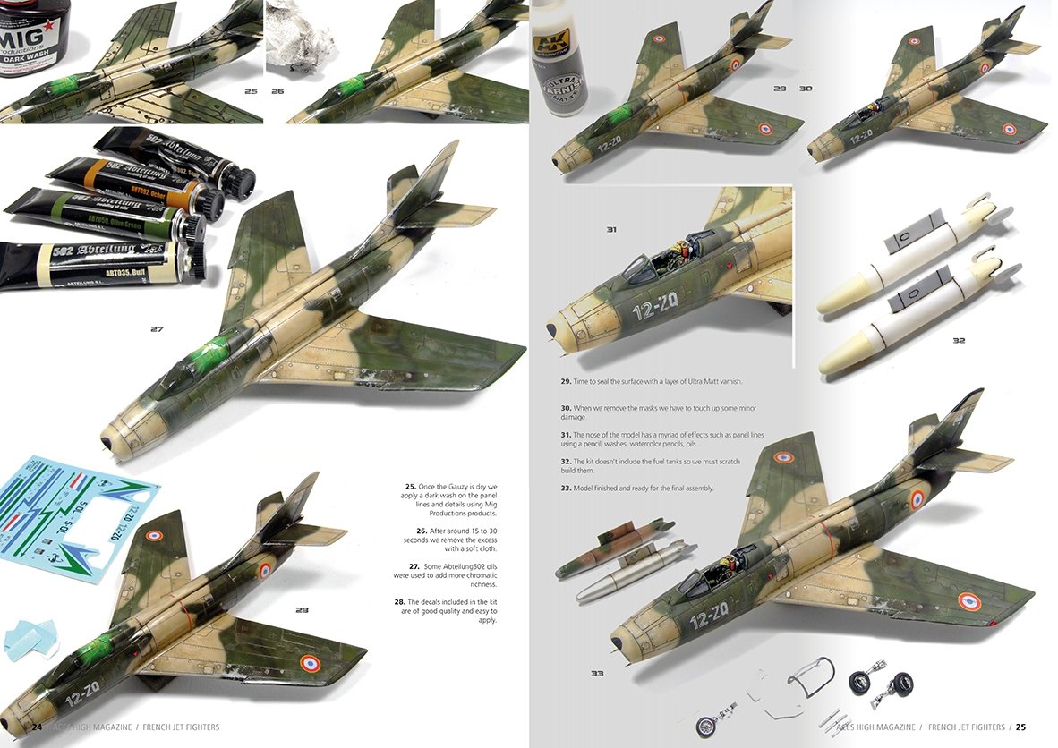 AK Interactive AK2931 ACES HIGH MAGAZINE ISSUE 15 FRENCH JET FIGHTERS – imagen 7