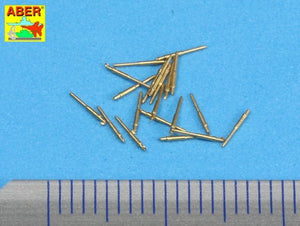 Aber 350L-25 Set of 20 pcs 28 mm (1,1in) L/75Mk.1 barrels for US Navy ships 1/350 – imagen 3