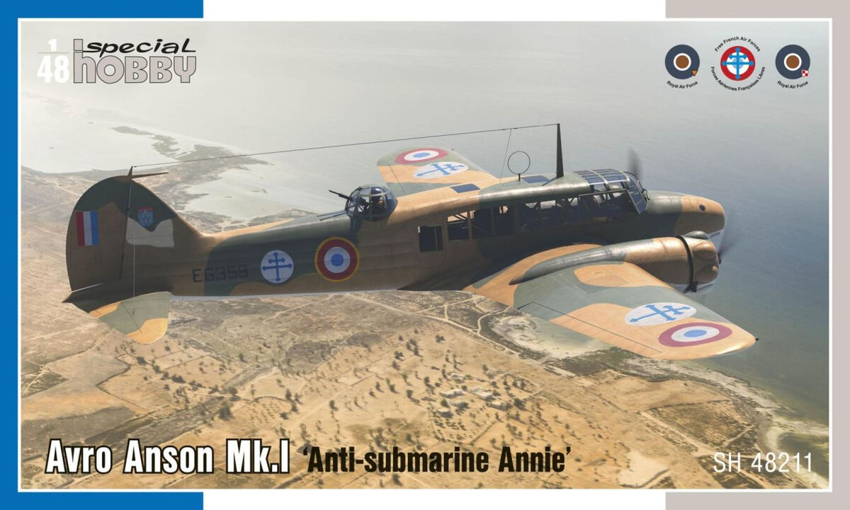 Maquette Special Hobby 48211 Avro Anson Mk.I « Anti-Submarine Annie » au 1/48