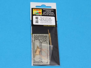 Aber 35L-089 Set of 2 German 2cm L/65 gun barrel for Flak 38 with storage box 1/35 – immagine 13