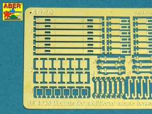 Aber 35A129 Mounts for additional ammunition boxes used on Soviet tanka like: T-54; T-55 or T-62 1/35 – Bild 3