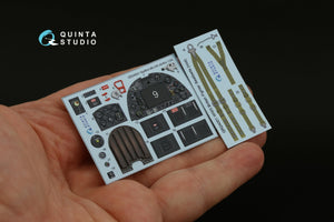 Quinta Studio QD24021 Spitfire Mk.VIII 3D-Printed &amp;amp; coloured Interior on decal paper (Airfix) 1/24 – imagen 3