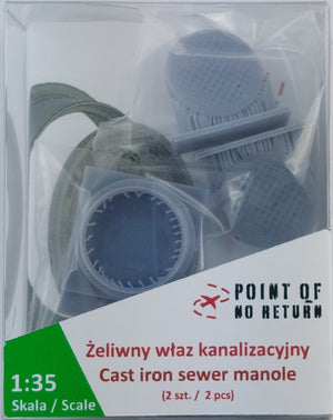 Point of no Return 3523036 Żeliwny właz kanalizacyjny / Cast iron sewer manhole 1/35 – zdjęcie 11