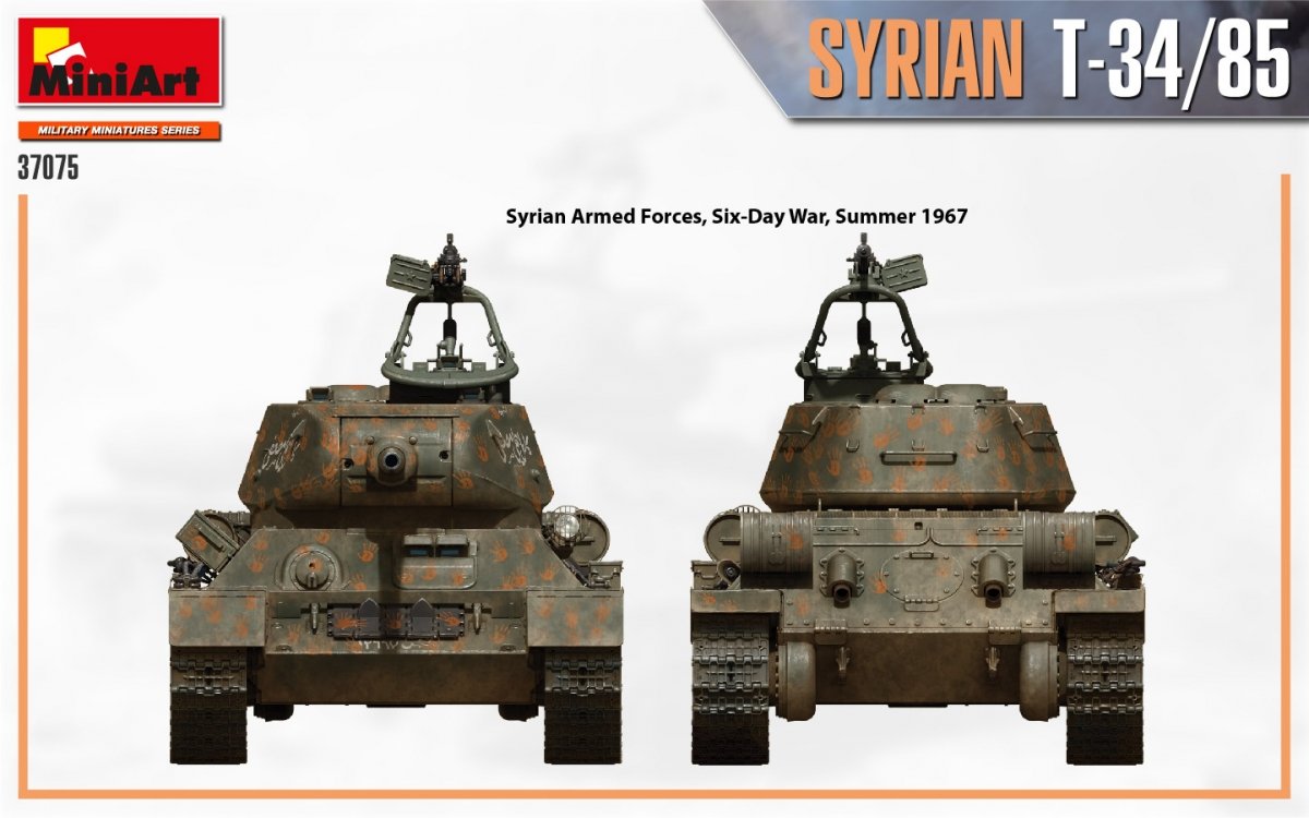 MiniArt 37075 SYRIAN T-34/85 1/35 – imagen 12